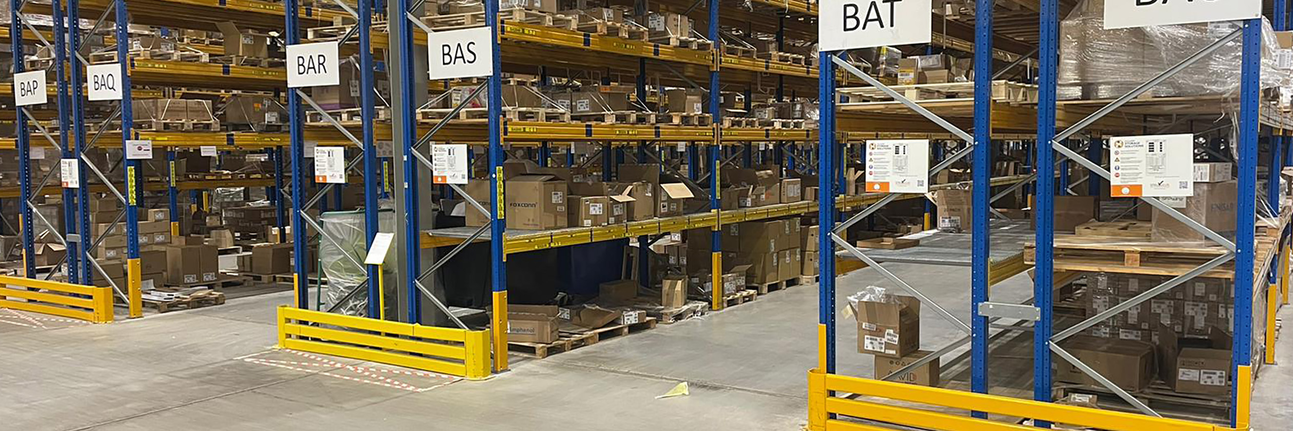 Keuringen van palletstellingen en magazijnstellingen
