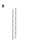 Nieuw Armes Frame L.7.15  - 9750 x 1100 mm - compleet