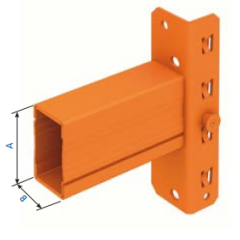Mecalux beam 2C-S - 3300 x 110 mm