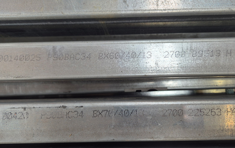 Dexion Product Codes - The C35 and C45 Addition on Beams